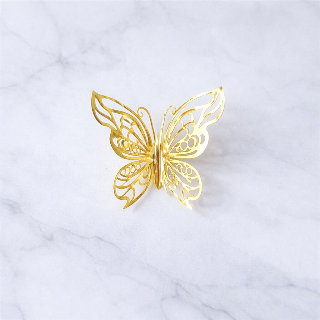 Gold Butterfly Decor (Add-On Item)