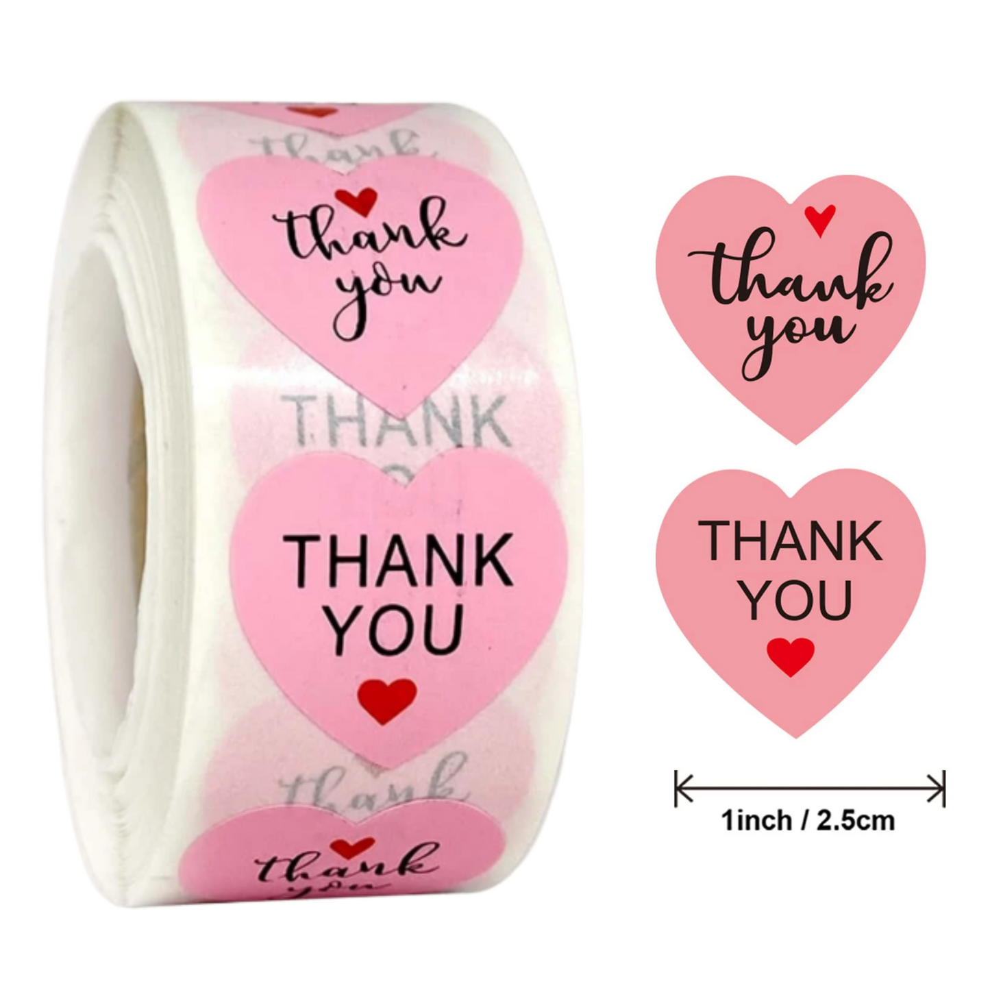 1-Inch Thank You Stickers