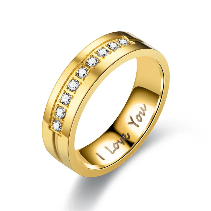 Golden Eternity Sparkle Band