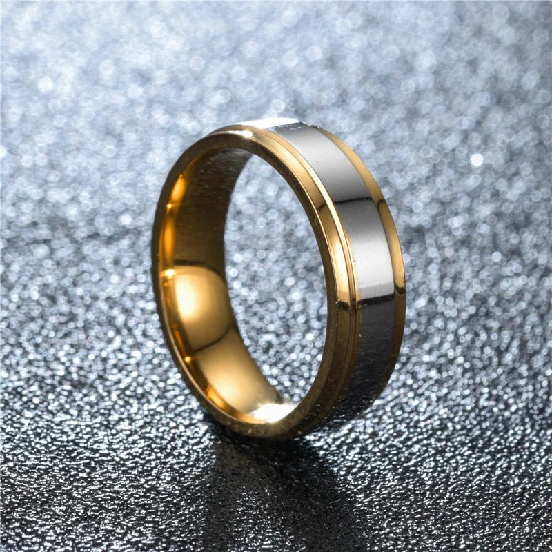 Timeless Edge Wedding Band for Men