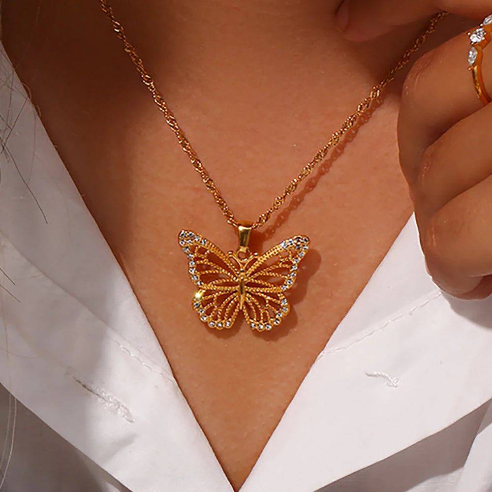 Eternal Butterfly Grace Necklace