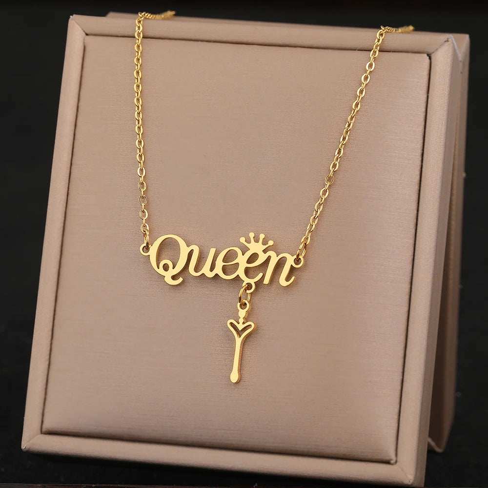 Gold Queen Necklace
