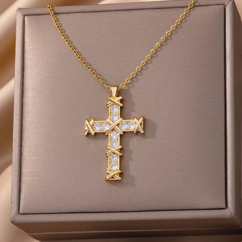 Eternal Grace Cross Necklace
