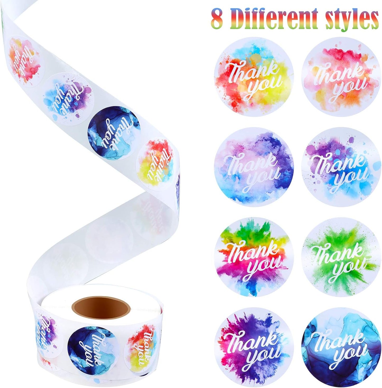 1-Inch Thank You Stickers