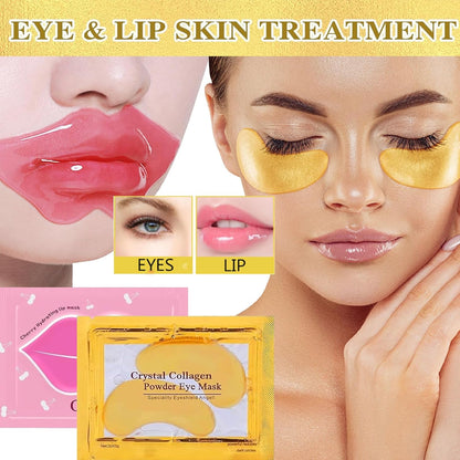 24k Gold Eye Mask & Lip Mask