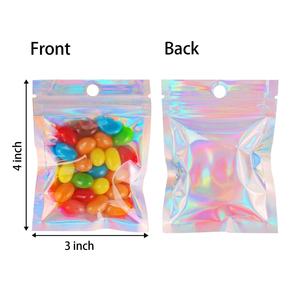 3x4 Inch Holographic Bags