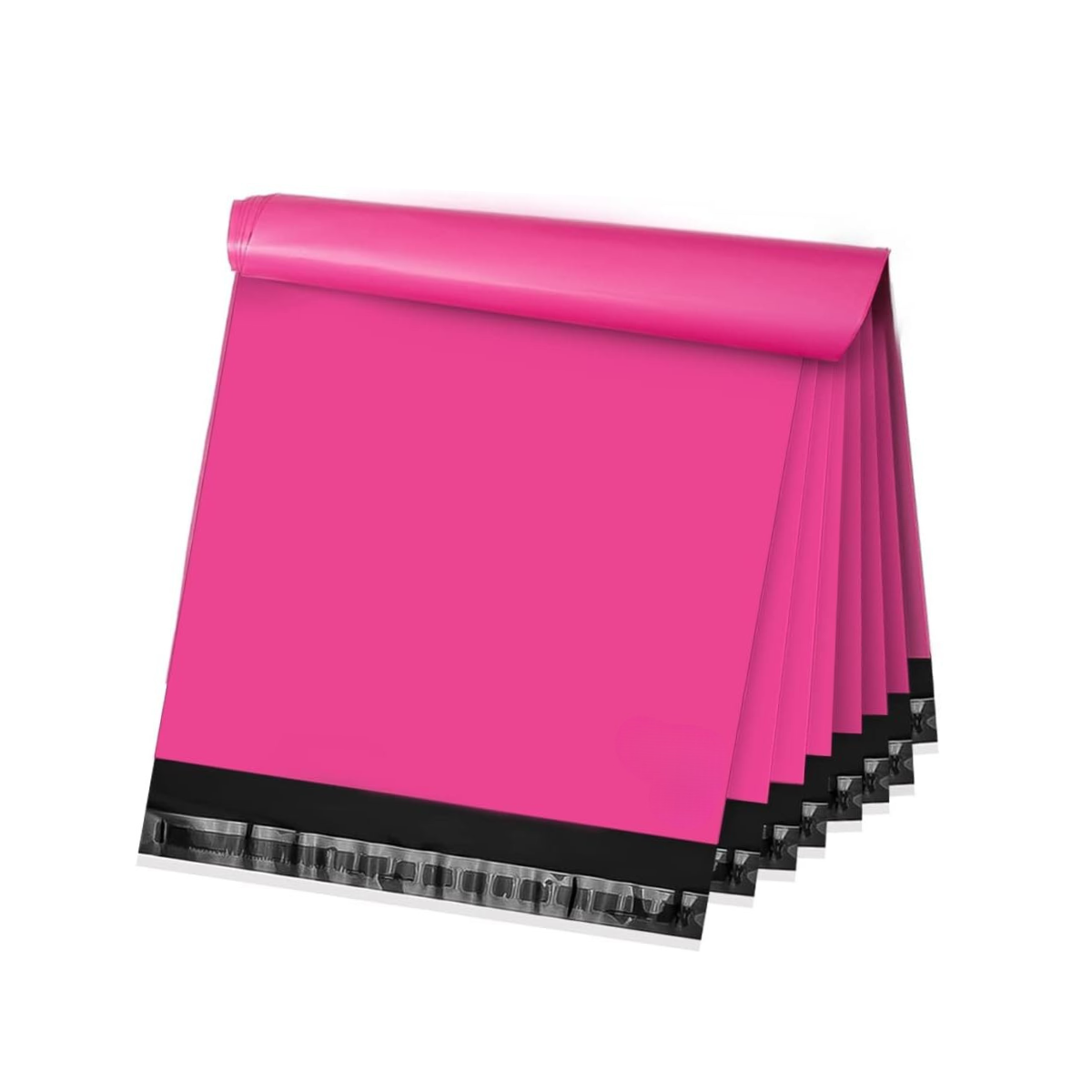6x9 Inch Hot Pink Poly Mailer Bags