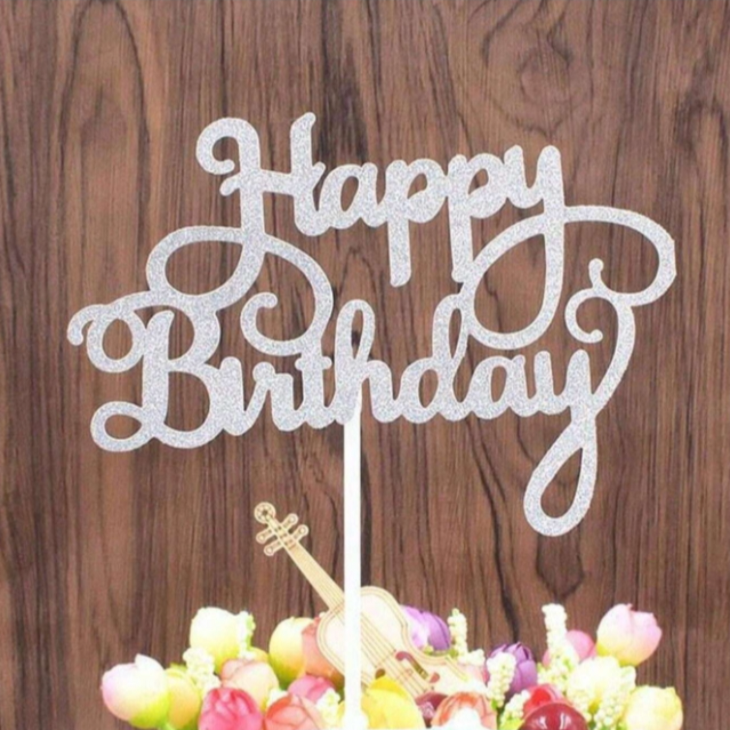 Happy Birthday Topper  (Add-On Item)