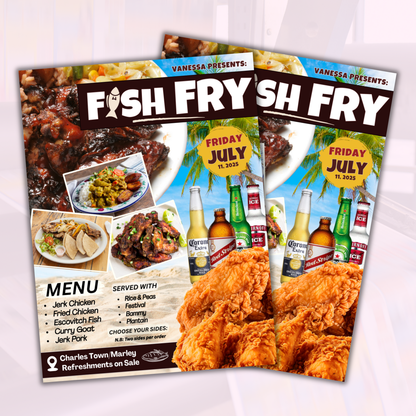 Fish Fry / Cake Sale Design