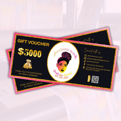 Gift Card/Voucher Design