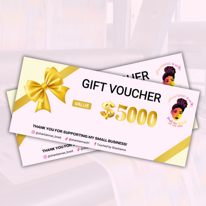 Gift Card/Voucher Design