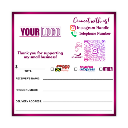 Custom Waterproof Delivery Stickers