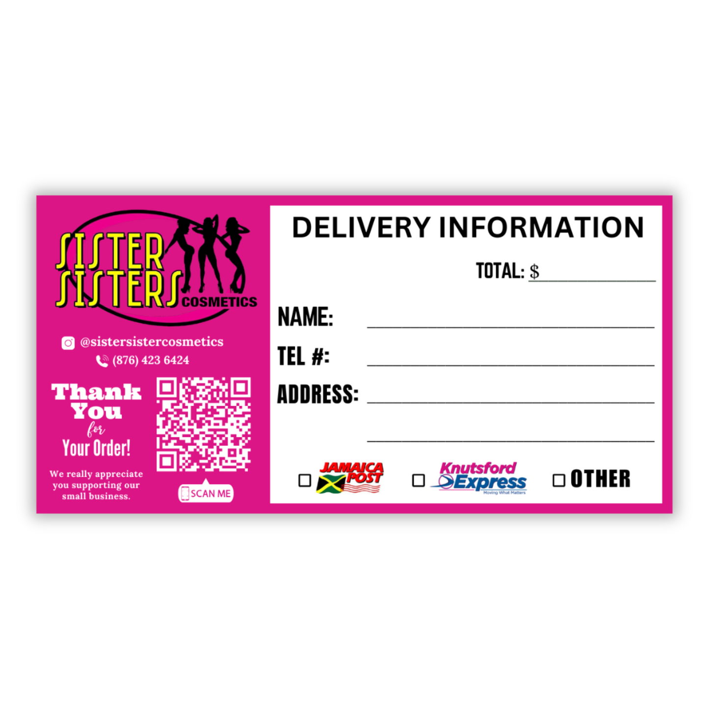 Custom Waterproof Delivery Stickers