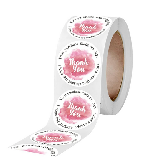 1-Inch Thank You Stickers