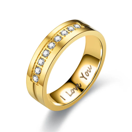 Golden Eternity Sparkle Band