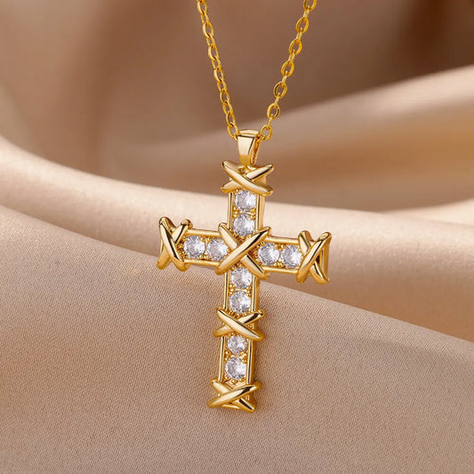 Eternal Grace Cross Necklace