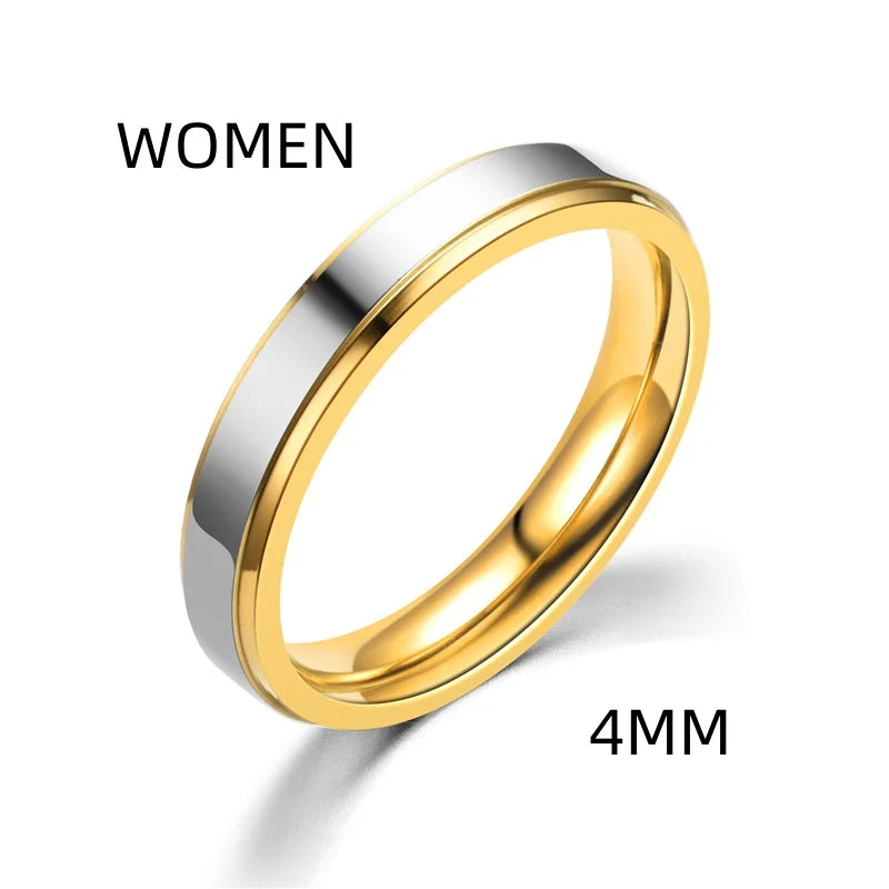 Timeless Edge Wedding Band for Women