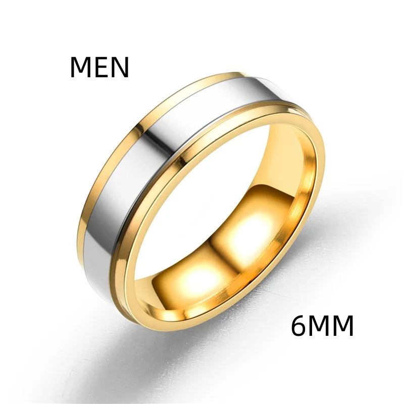Timeless Edge Wedding Band for Men