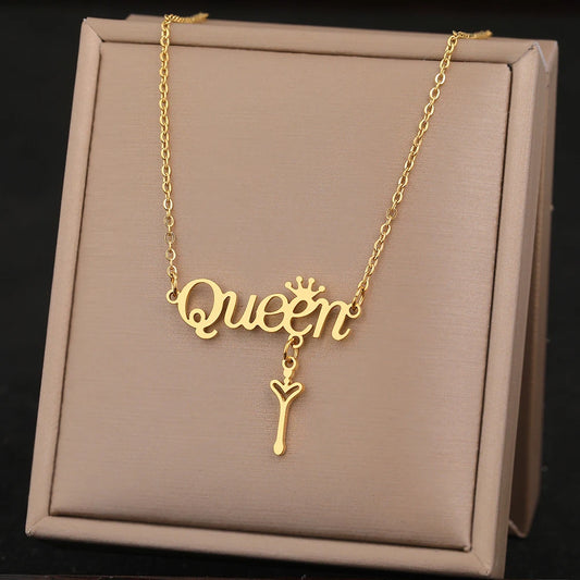 Gold Queen Necklace