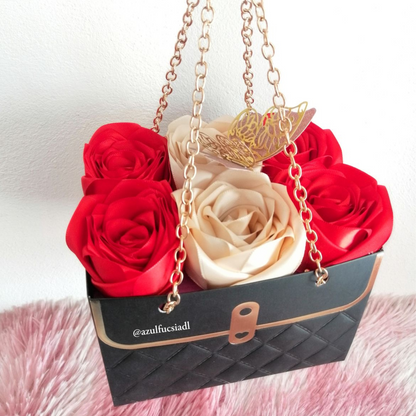 Elegant Rose Purse Bouquet