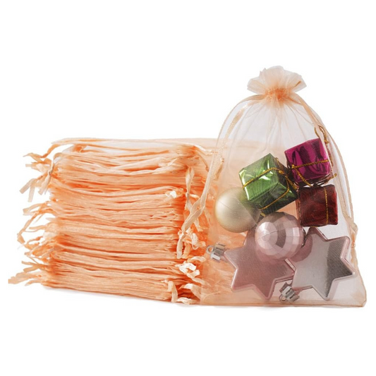 4x6 Inches Champagne Organza Bags