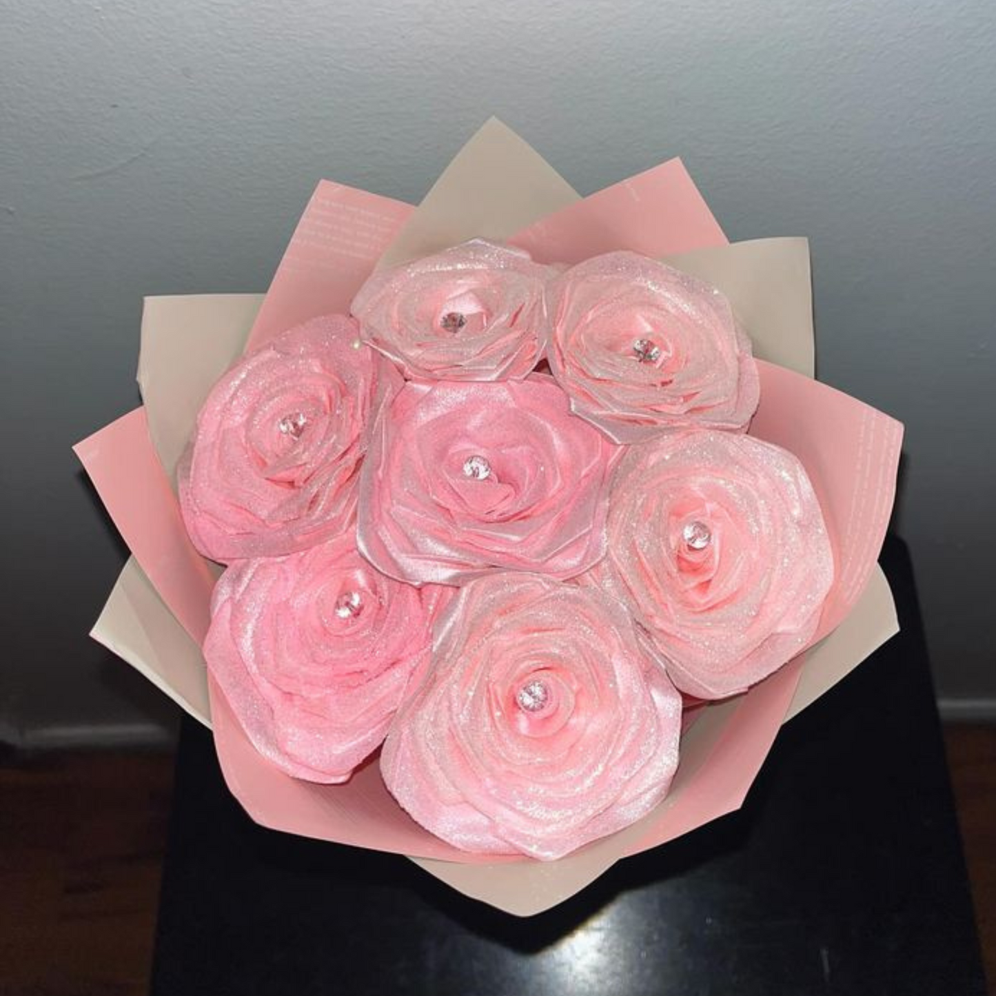 7 Count Mixed Satin Rose Bouquet