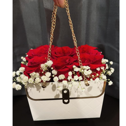 Elegant Rose Purse Bouquet