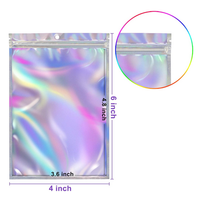 4x6 Inch Holographic Bags