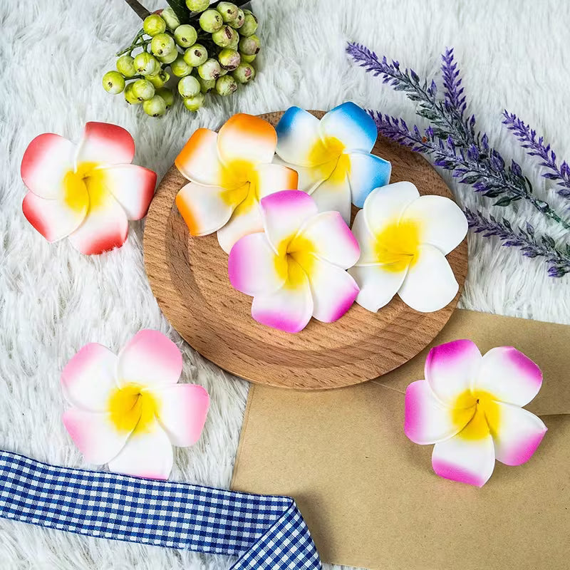 Hawaiian Flower Hair Clips